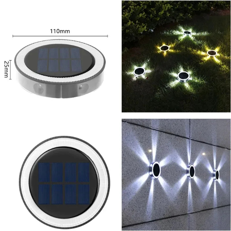 Outdoor Solar Ground or Wall led light