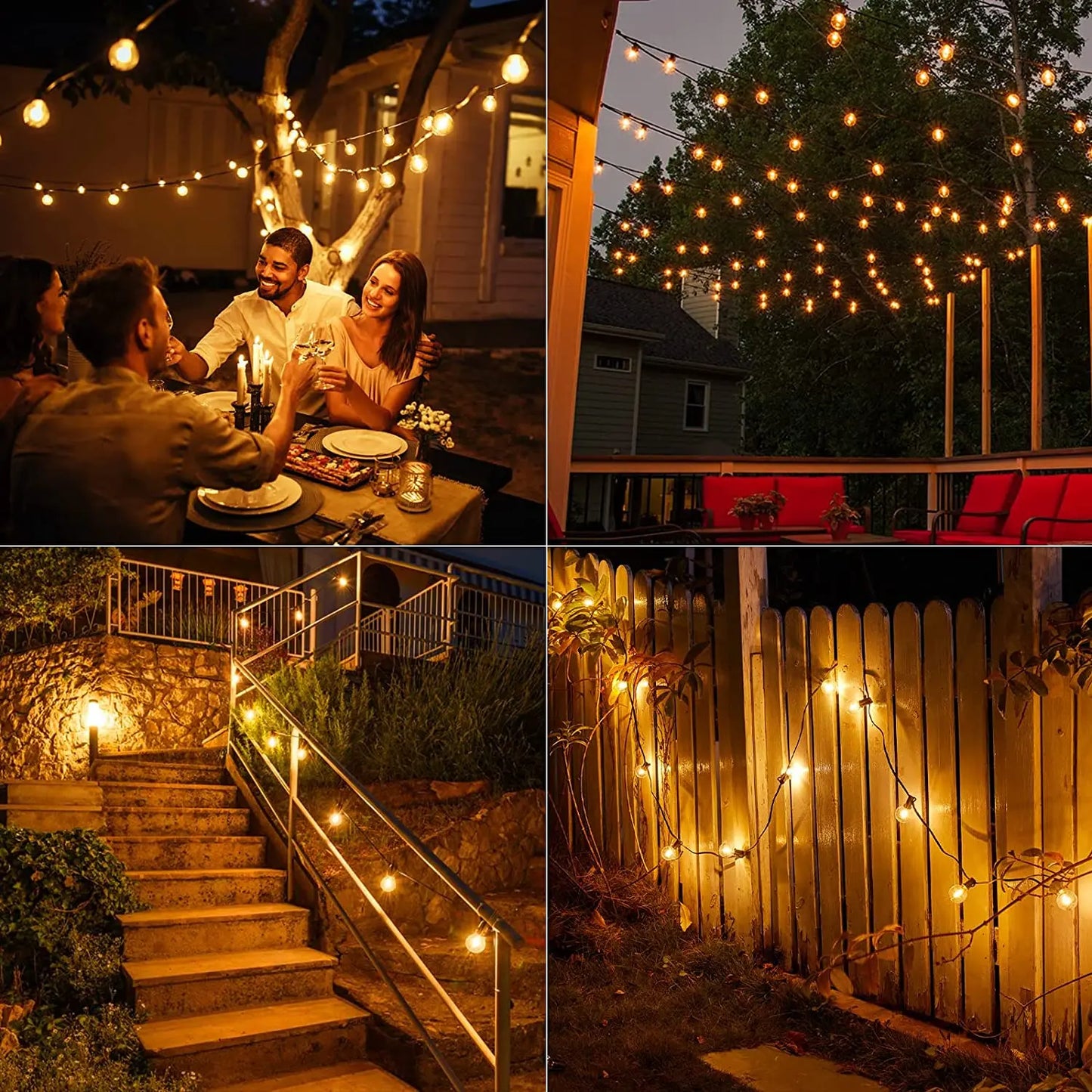 9-LED RGB Solar Spotlights