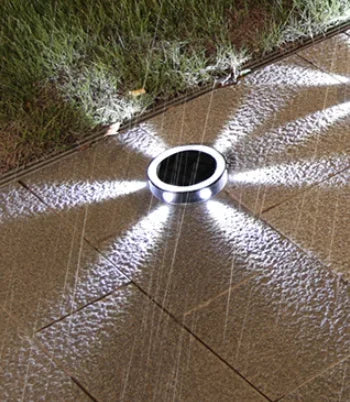 Outdoor Solar Ground or Wall led light
