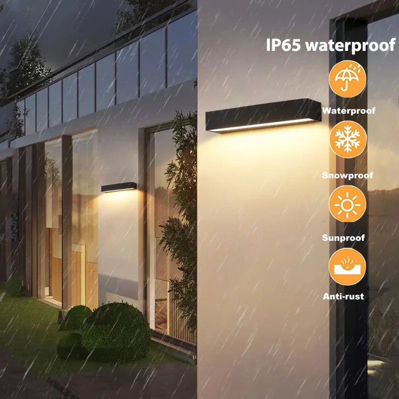 Solar LED Outdoor Wall Light – Waterproof & Super Bright