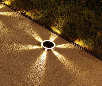 Outdoor Solar Ground or Wall led light
