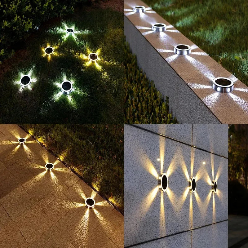 Outdoor Solar Ground or Wall led light